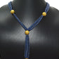 Beautiful  18k Solid Gold Necklace With Natural Tanzanite Stone - 12X14mm Size - SGGRC-054