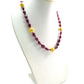 Stunning   18k Solid Gold Necklace With Natural Tanzanite Stone - 12X14mm Size - SGGRC-054