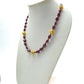 Stunning   18k Solid Gold Necklace With Natural Tanzanite Stone - 12X14mm Size - SGGRC-054