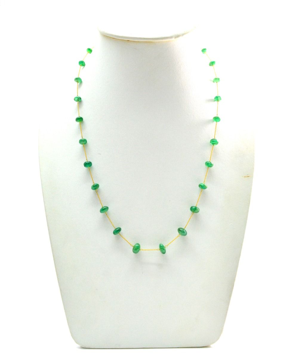 Stunning  18k Solid Gold Necklace With AAA Quality - 5.50 - 9mm Size - SGGRC-059