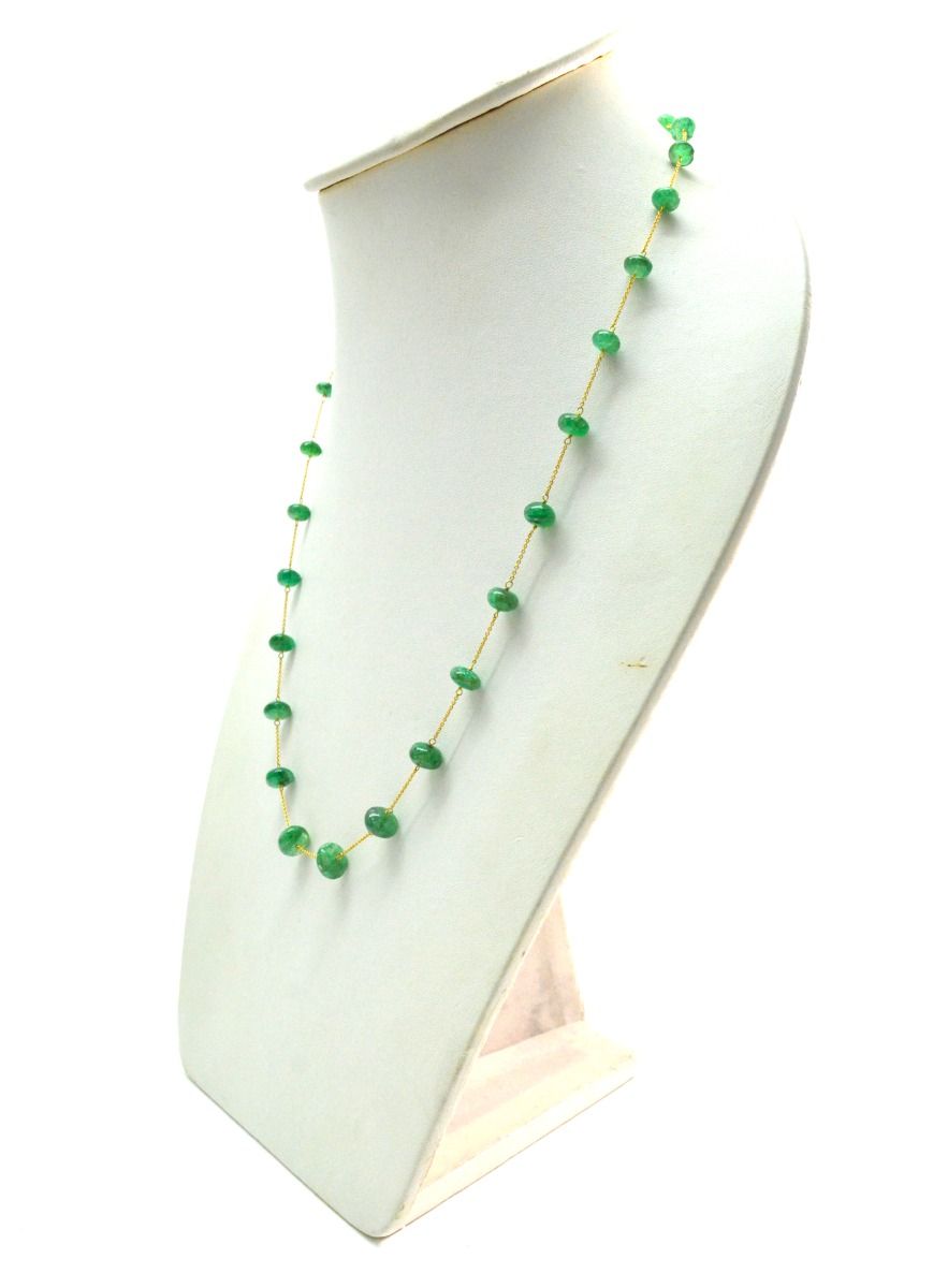 Stunning  18k Solid Gold Necklace With AAA Quality - 5.50 - 9mm Size - SGGRC-059