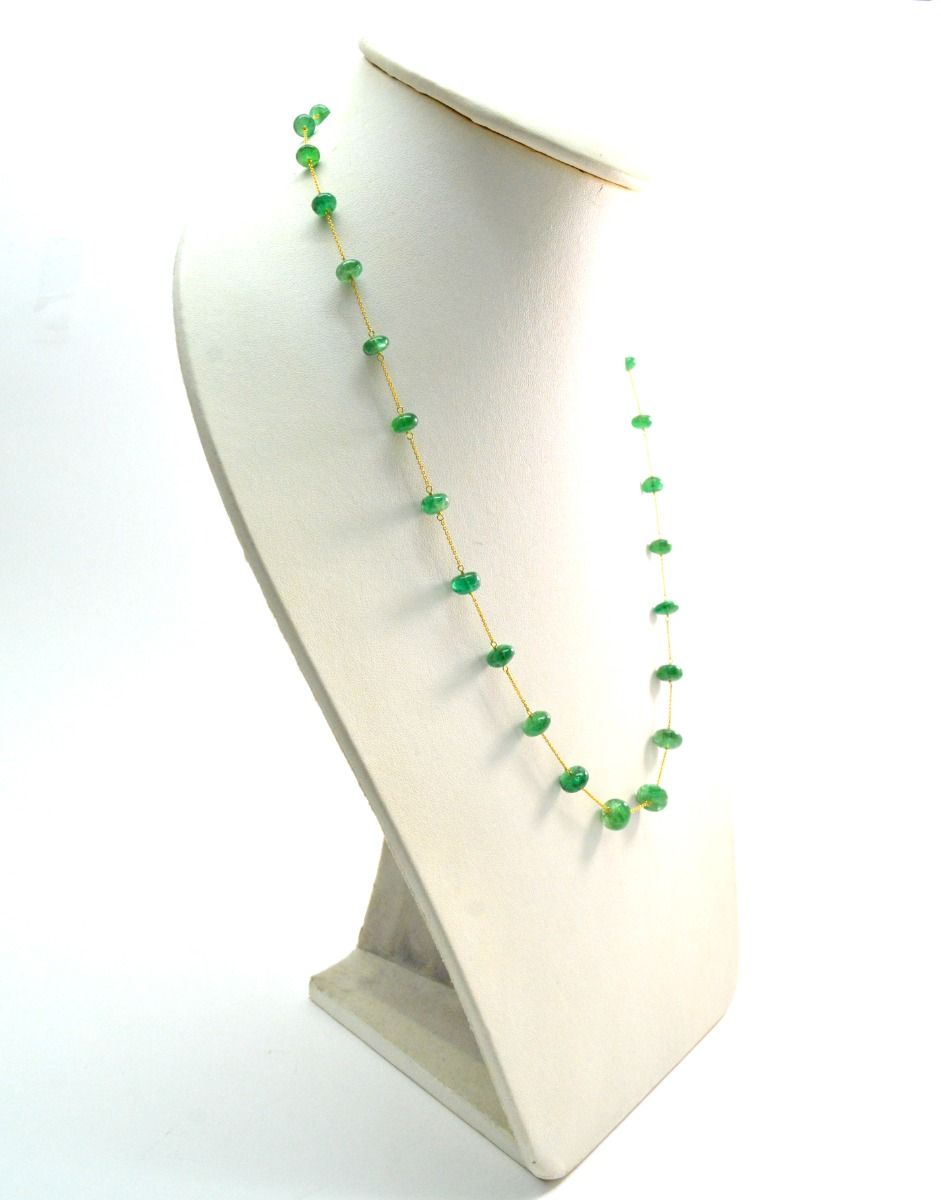 Stunning  18k Solid Gold Necklace With AAA Quality - 5.50 - 9mm Size - SGGRC-059