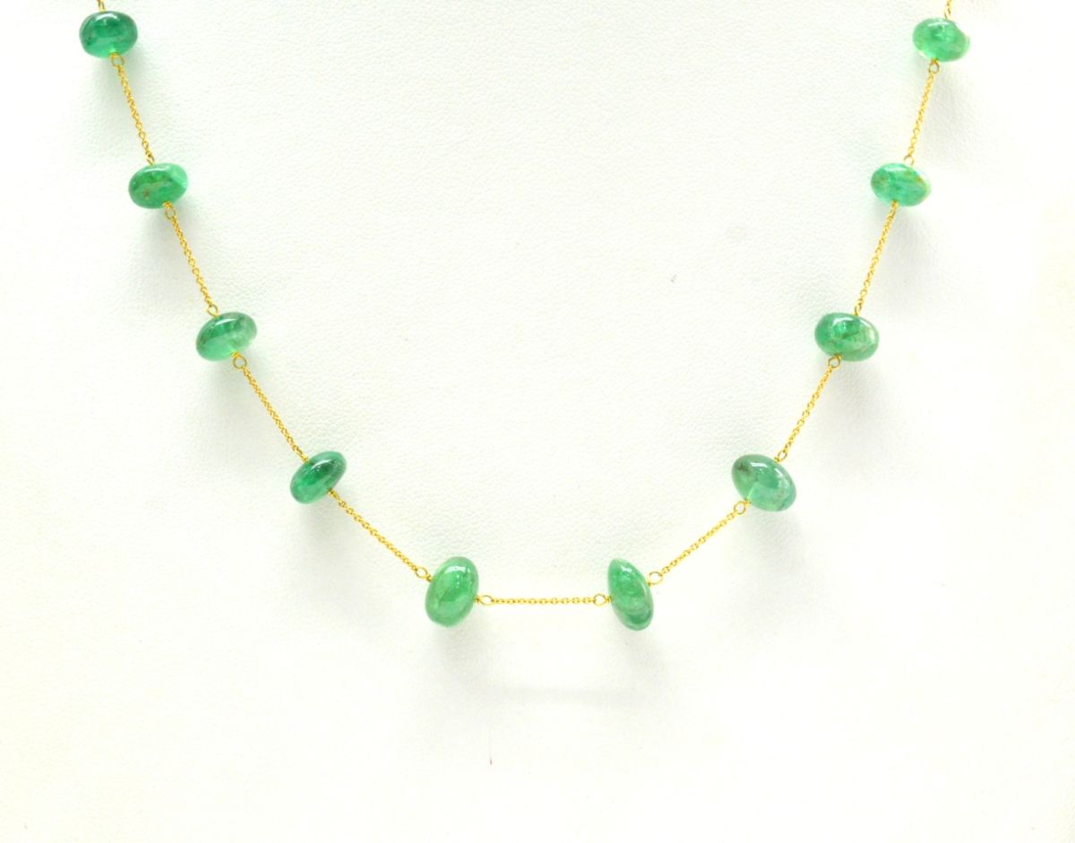 Stunning  18k Solid Gold Necklace With AAA Quality - 5.50 - 9mm Size - SGGRC-059