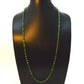 Amazingly  18k Solid Gold Necklace With Natural Emerald Stone - 4-6 mm Size - SGGRC-060
