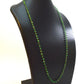 Amazingly  18k Solid Gold Necklace With Natural Emerald Stone - 4-6 mm Size - SGGRC-060
