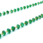 Amazingly  18k Solid Gold Necklace With Natural Emerald Stone - 4-6 mm Size - SGGRC-060