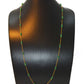 Lovely  18k Solid Gold Necklace With Natural Emerald Stone - 4-6 mm Size - SGGRC-061