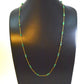 Ravishing  18k Solid Gold Necklace in  Natural Emerald Stone - 4 mm Size - SGGRC-063