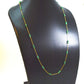 Ravishing  18k Solid Gold Necklace in  Natural Emerald Stone - 4 mm Size - SGGRC-063