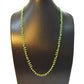 18k Solid Gold Necklace With Natural Emerald Stone - 2.50mm  Size - SGGRC-066