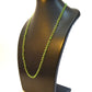 18k Solid Gold Necklace With Natural Emerald Stone - 2.50mm  Size - SGGRC-066