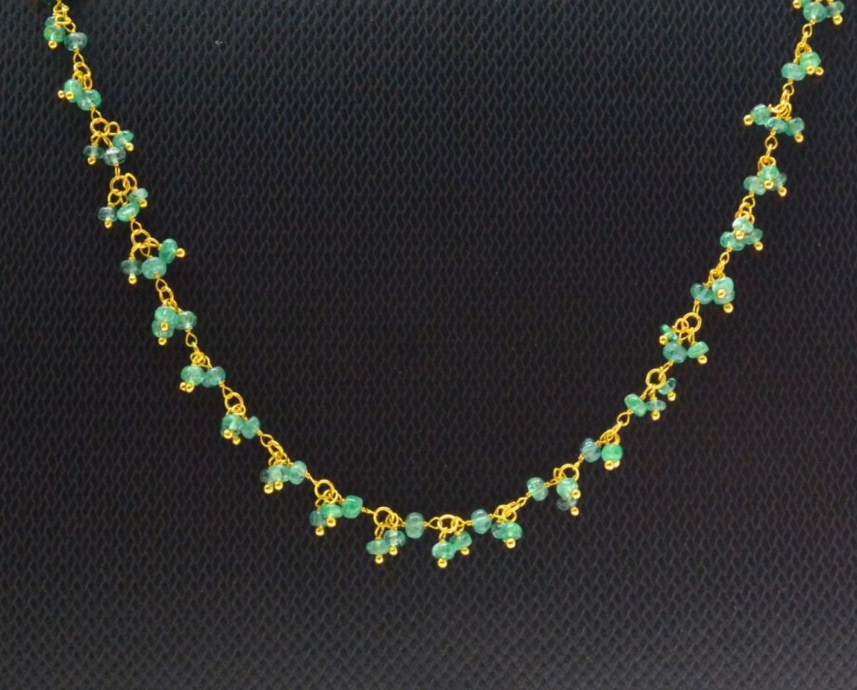 18k Solid Gold Necklace in 2.50mm With AAA Quality  - SGGRC-067