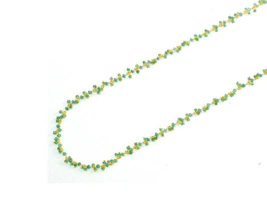 18k Solid Gold Necklace in 2.50mm With AAA Quality  - SGGRC-067 - view 3