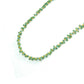 Beautiful 18k Solid Gold Necklace Studded With Emerald Stone , 3mm  - SGGRC-067