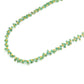 Beautiful 18k Solid Gold Necklace Studded With Emerald Stone , 3mm  - SGGRC-067