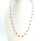 Beautiful 18k Solid Gold Necklace With Natural Ruby Stone - 4-5.50mm Size - SGGRC-075