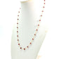 Beautiful 18k Solid Gold Necklace With Natural Ruby Stone - 4-5.50mm Size - SGGRC-075
