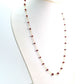 Beautiful 18k Solid Gold Necklace With Natural Ruby Stone - 4-5.50mm Size - SGGRC-075