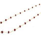 Beautiful 18k Solid Gold Necklace With Natural Ruby Stone - 4-5.50mm Size - SGGRC-075