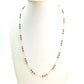 Magnificent  18k Solid Gold Necklace With AAA Quality Ruby Stone,  4mm Size - SGGRC-076