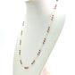 Magnificent  18k Solid Gold Necklace With AAA Quality Ruby Stone,  4mm Size - SGGRC-076