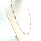 Magnificent  18k Solid Gold Necklace With AAA Quality Ruby Stone,  4mm Size - SGGRC-076