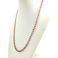 18k Solid Gold Necklace With Natural Ruby Stone, 4-5 mm Size - SGGRC-077