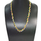 Ravishing  18k Solid Gold Necklace Studded With Emerald and Ruby stone - 5.00x3.00mm-7.50x4.50mm,   SGGRC-084