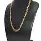 Ravishing  18k Solid Gold Necklace Studded With Emerald and Ruby stone - 5.00x3.00mm-7.50x4.50mm,   SGGRC-084