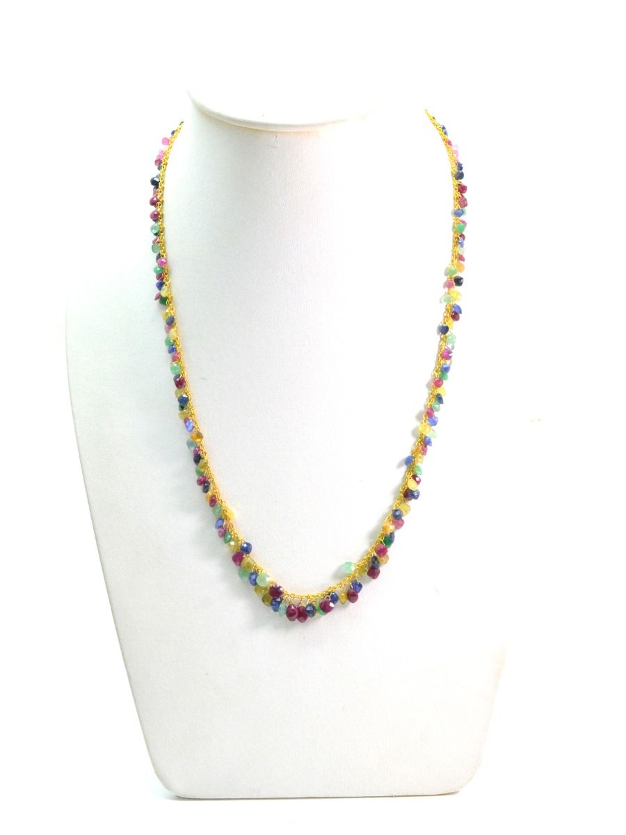 Savory  18k Solid Gold Necklace in  4.00x4.00mm - 6.00x6.00mm Size  - SGGRC-085