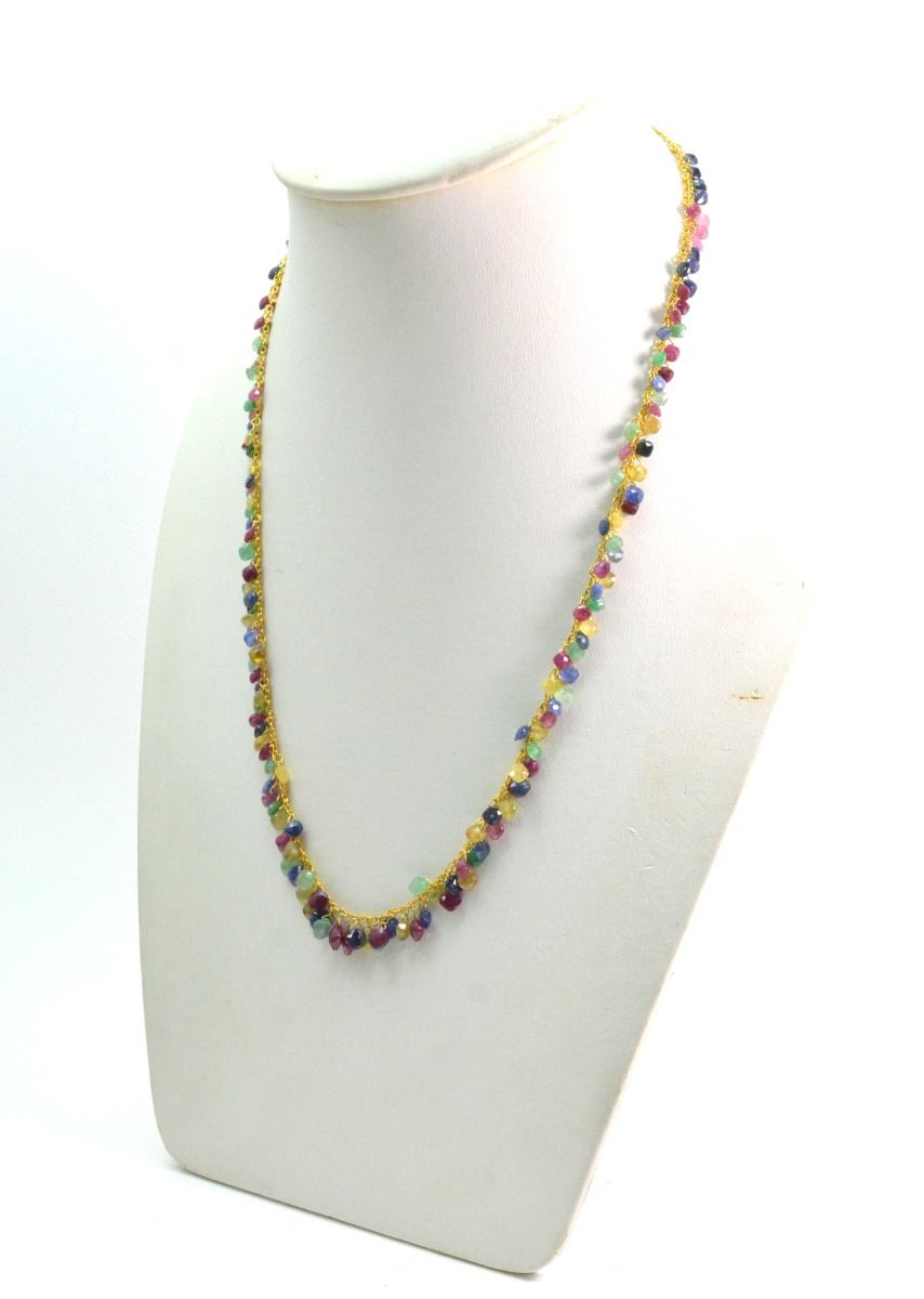 Savory  18k Solid Gold Necklace in  4.00x4.00mm - 6.00x6.00mm Size  - SGGRC-085