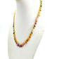 Glamorous 18k Solid Gold Necklace With Emerald , Ruby , Sapphire ,  8.50x6.50mm-13.50x9.00mm , SGGRC-086