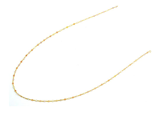Graceful 18k Solid Gold Necklace in AAA Quality - 4.00MM Size,SGGRC-087 - view 3