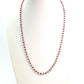 18k Solid Gold Necklace With AAA Quality in 4mm Size - Natural Ruby ,   SGGRC-092