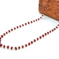 18k Solid Gold Necklace With AAA Quality in 4mm Size - Natural Ruby ,   SGGRC-092