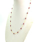 18k Solid Gold Necklace With AAA Quality - Natural Ruby , 3.50 mm - SGGRC-094