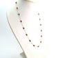 18k Solid Gold Necklace With AAA Quality - Natural Ruby , 3.50 mm - SGGRC-094