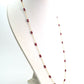 18k Solid Gold Necklace Studded With Natural Ruby Stone - 3.50 mm , SGGRC-095