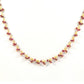 18k Solid Gold Necklace Studded With AAA Quality - 2.50 - 3.00 mm , SGGRC-098