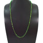 18k Solid Gold Necklace Studded With Natural Emerald Stone,  4- 6 mm , SGGRC-099