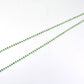 18k Solid Gold Necklace Studded With Natural Emerald Stone,  4- 6 mm , SGGRC-099
