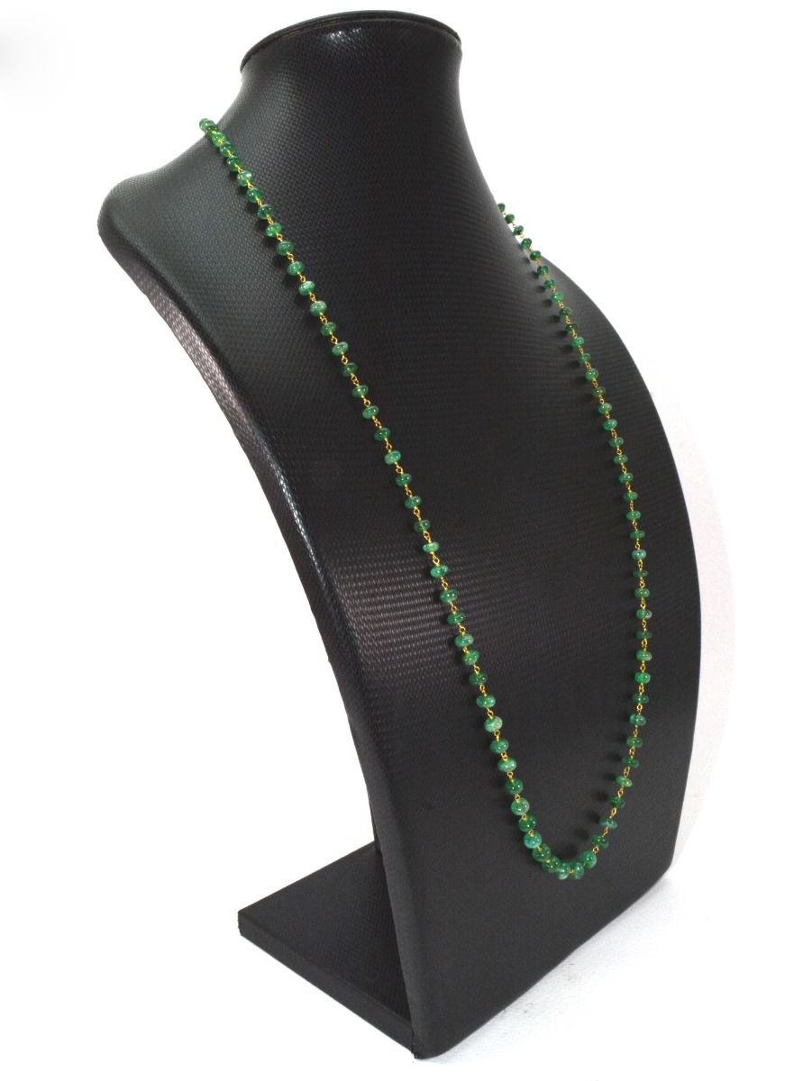 18k Solid Gold Necklace in Roundel Shape With 4 - 6 mm Size, SGGRC-098