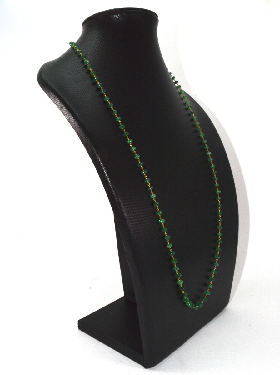 18k Solid Gold Necklace in Roundel Shape - 4.50 - 6 mm , SGGRC-102