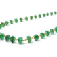 18k Solid Gold Necklace Studded With Emerald Stone, 4.50 -6.00 mm , SGGRC-103