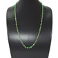18k Solid Gold Necklace in Roundel Shape With Emerald Stone - 4.00 - 6.50 MM,  SGGRC-106