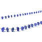 Lustrous 18k Solid Gold Necklace With Blue Sapphire , 4.00 - 6.00 MM - SGGRC-108