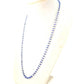 18k Solid Gold Necklace in 3.50 - 6.00 mm Size With Natural Blue Sapphire , SGGRC-109