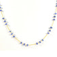 18k Solid Gold Necklace With Natural Blue Sapphire , 3.50 MM -  SGGRC-110