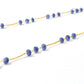 18k Solid Gold Necklace With Natural Blue Sapphire , 3.50 MM -  SGGRC-110