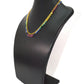 Beautiful  18k Solid Gold Necklace  With Multistone, 3.50x5.50mm -6.00x9.50mm,  SGGRC-113